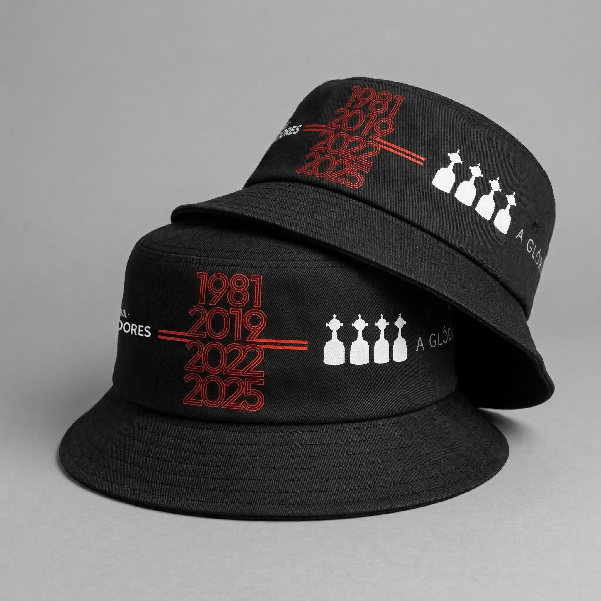 Bucket Hat Preto Tetracampeão
